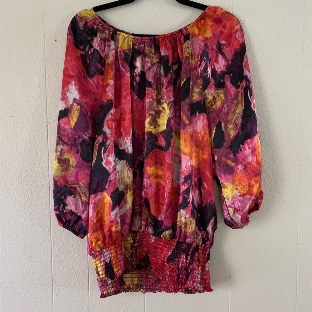 CJ Banks Elastic Waist Top